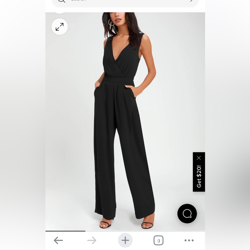 Lulus black jumpsuit